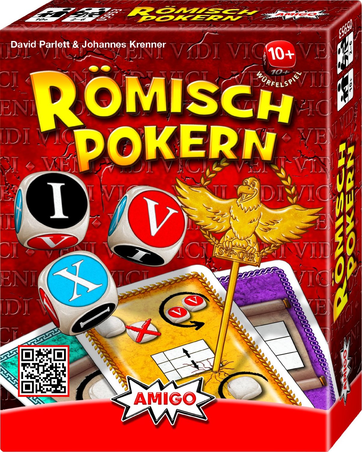 Rmisch Pokern - Wrfelspiel, Pokervariante von David Parlett & Johannes Krenner