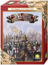 Akkon - Bluffspiel, Kartenspiel, Karten-Brettspiel von Knut Happel, Christian Fiore