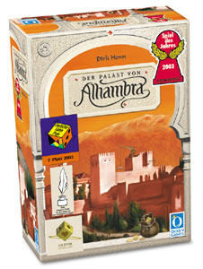 Der Palast von Alhambra - Brettspiel von Dirk Henn erschienen bei Queen Games Der Palast von Alhambra - Brettspiel von Dirk Henn