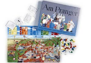 Am Pranger - Kommunikationsspiel von Franz Scholles erschienen bei Aktuell-Spiele-Verlag Am Pranger - Kommunikationsspiel von Franz Scholles