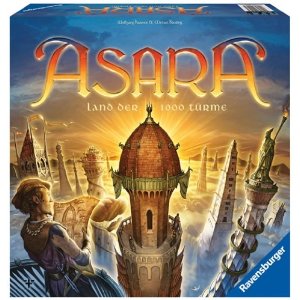 Asara - Aufbauspiel, Arberiterverteilspiel von Wolfgang Kramer & Michael Kiesling