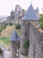 Das reale Vorbild - Die Stadt Carcassonne in Frankreich