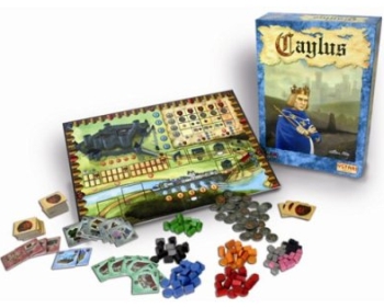 Spielmaterial von Caylus - Strategiespiel vom Ystari-Verlag