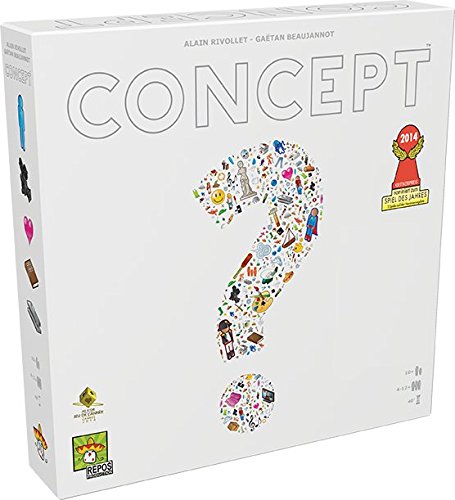 Concept - Ratespiel, abstraktes Spiel von Alain Rivollet & Gaetan Beaujannot