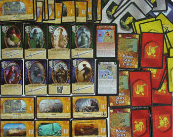 Karten aus dem Spiel Der eiserne Thron