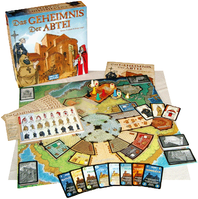 Das Geheimnis der Abtei - Deduktionsspiel von Bruno Faidutti und Serge Laget