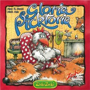 Gloria Picktoria - Kartenspiel von Alan R. Moon und Mick Ado