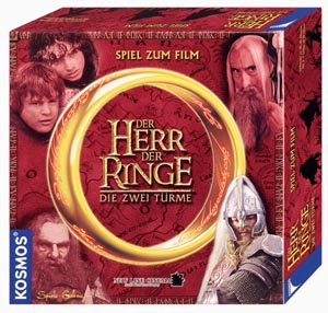 Der Herr der Ringe - Die zwei Trme - Karten-Brettspiel von TM-Team (Klaus Teuber, Peter Neugebauer, Wolfgang Ldtke, Reiner Mller, Fritz Gruber)