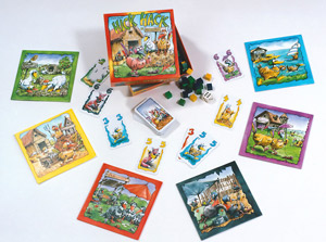 Hick Hack in Gackelwack - Kartenspiel von Stefan Dorra erschienen bei Zoch Verlag Hick Hack in Gackelwack - Kartenspiel von Stefan Dorra