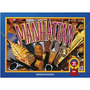 Manhattan - Brettspiel, Legespiel, Mehrheitenspiel von Andreas Seyfarth