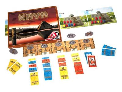 Maya - Brettspiel von Bernd Eisenstein erschienen bei Abacus Spiele Maya - Brettspiel von Bernd Eisenstein