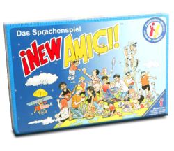 ¡New Amici! - Sprachlernspiel / Brettspiel von Lakki Patey erschienen bei Californian Products ¡New Amici! - Sprachlernspiel / Brettspiel von Lakki Patey