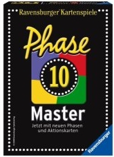Phase 10 Master - Kartenspiel, Glücksspiel von Kenneth Johnson erschienen bei Ravensburger Phase 10 Master - Kartenspiel, Glücksspiel von Kenneth Johnson