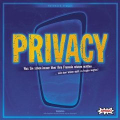 Privacy - Partyspiel / Kommunikationsspiel von Reinhard Staupe erschienen bei Amigo Privacy - Partyspiel / Kommunikationsspiel von Reinhard Staupe
