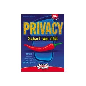 Privacy - Scharf wie Chili - Partyspiel, Quizspiel, Frage-Antwort-Spiel von Reinhard Staupe