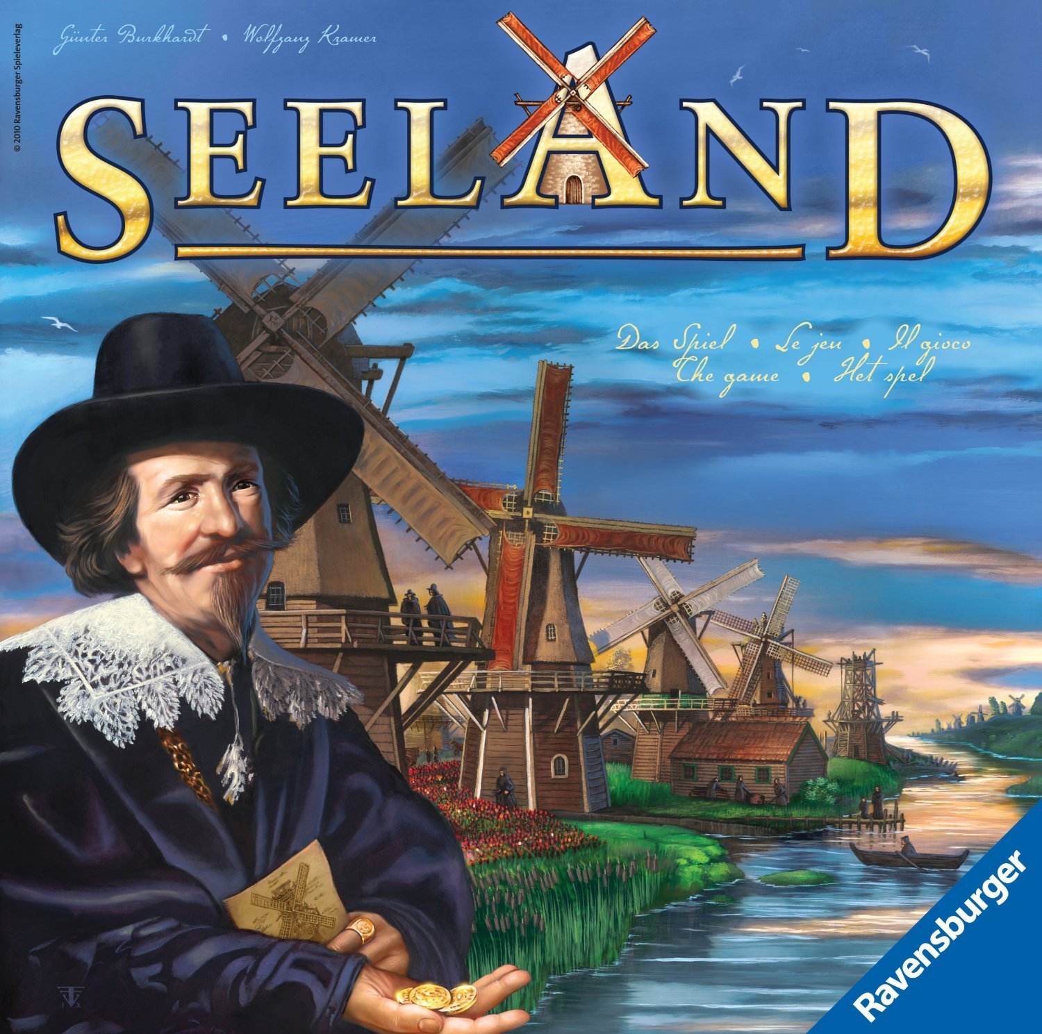 Seeland - Brettspiel, Legespiel, Aufbauspiel  von Gnter Burkhardt und Wolfgang Kramer