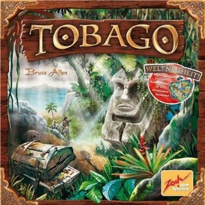 Tobago - Taktikspiel, Mehrheitenspiel, Schatzjagd von Bruce Allen erschienen bei Zoch Verlag Tobago - Taktikspiel, Mehrheitenspiel, Schatzjagd von Bruce Allen