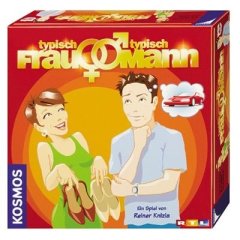 Typisch Frau - Typisch Mann - Partyspiel / Kommunikationsspiel von Reiner Knizia erschienen bei Kosmos Typisch Frau - Typisch Mann - Partyspiel / Kommunikationsspiel von Reiner Knizia