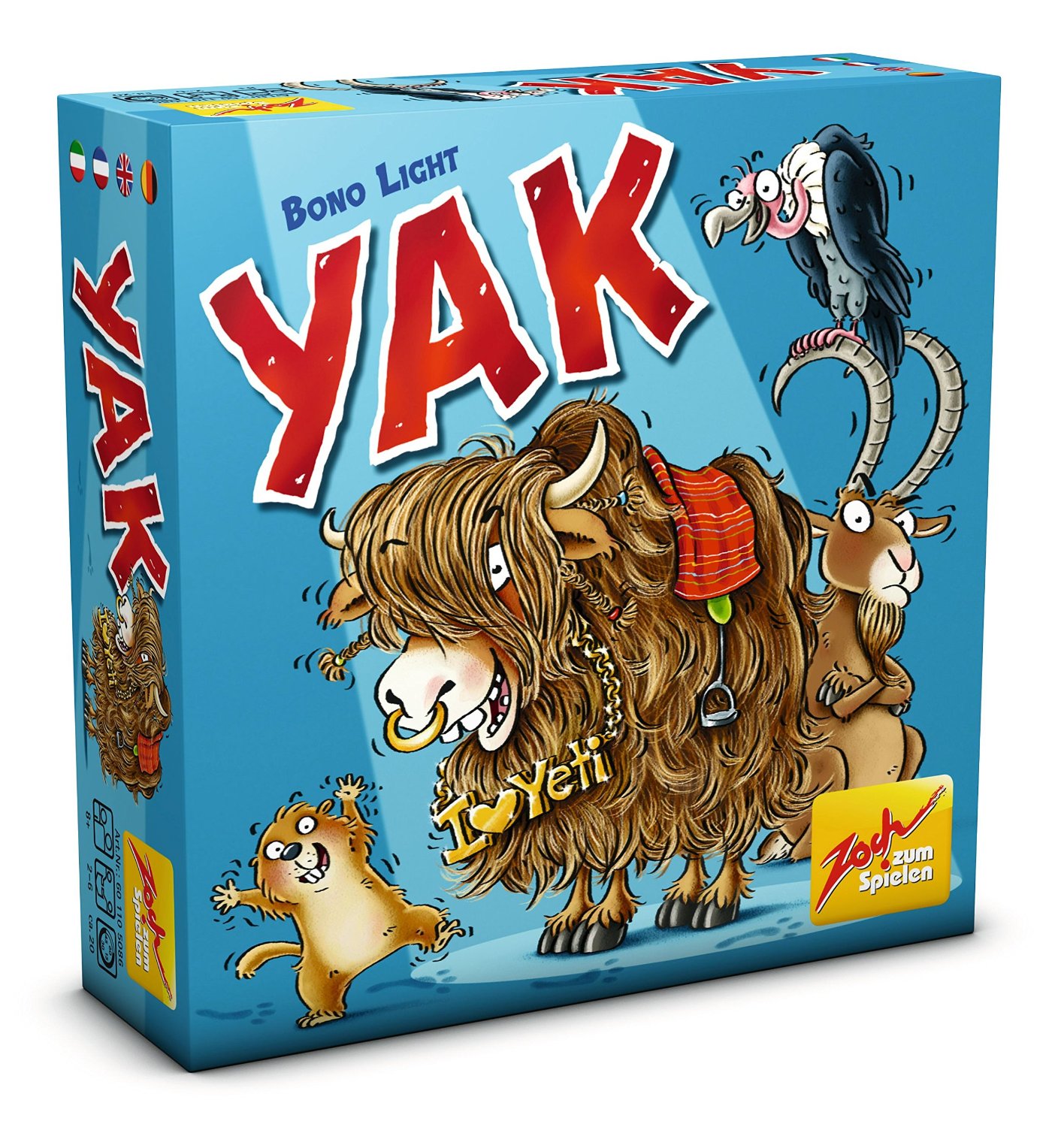 Yak - Bluffspiel, Kartenspiel von Bono Light