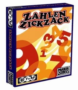 Zahlen Zickzack - Kartenspiel / Kinderspiel von nicht bekannt erschienen bei Parker Zahlen Zickzack - Kartenspiel / Kinderspiel von nicht bekannt