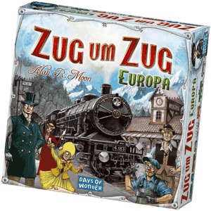 Zug um Zug Europa - Brettspiel von Alan R. Moon